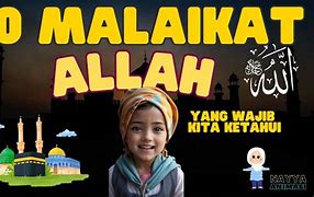 Lirik Lagu Sepuluh Malaikat Allah Yang Wajib Kita Ketahui